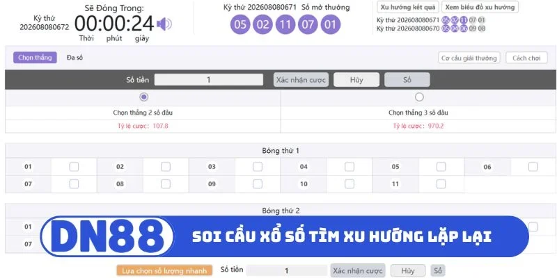 Soi cầu xổ số tìm kiếm xu hướng lặp lại chính xác